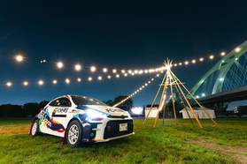 ラリーカーへの乗車体験＆記念撮影をお楽しみください